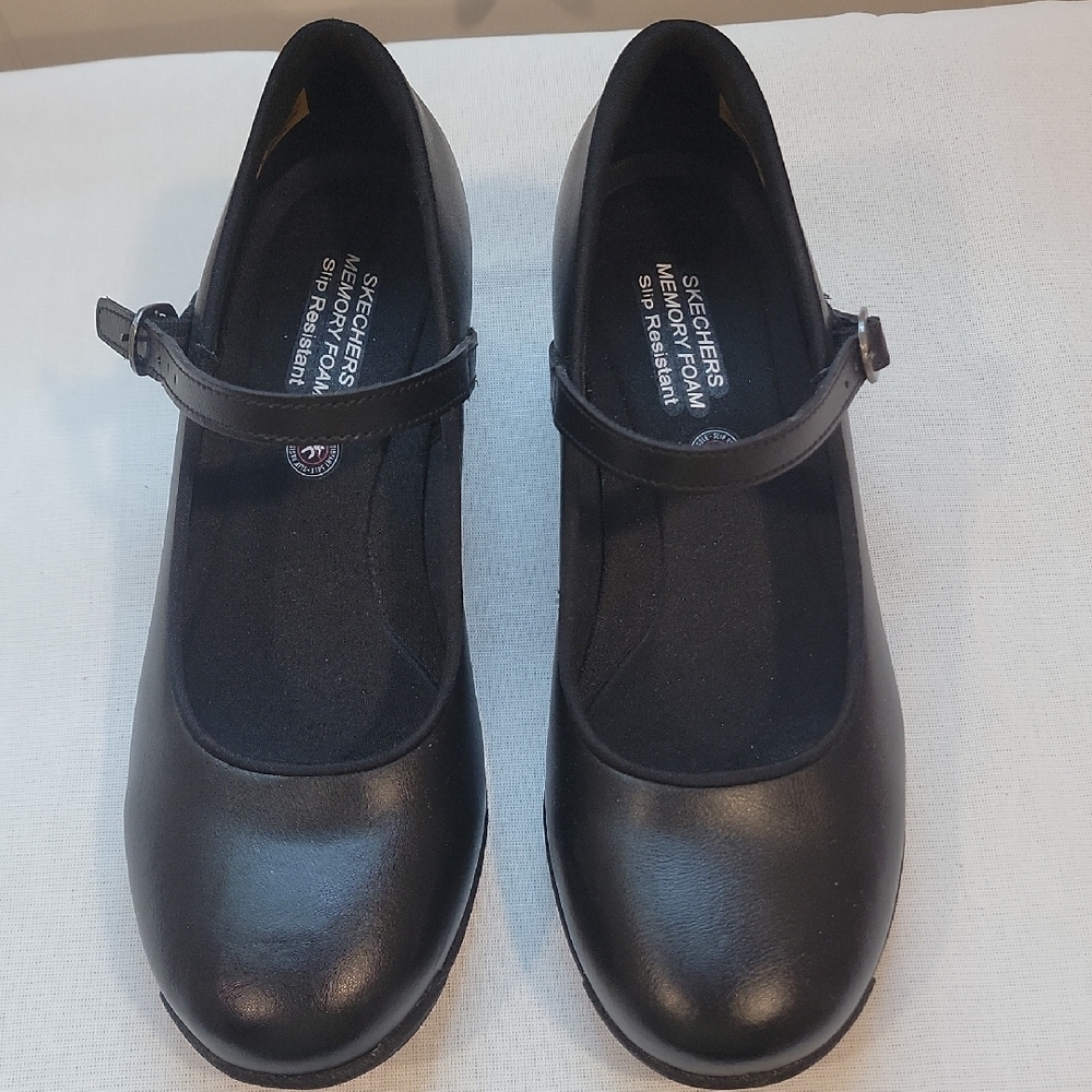 Black Mary Jane Work Shoes - Picture 4 of 9